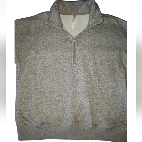 Fabletics Cozy Fleece Half Zip Sweatshirt- M - Picture 4 of 5